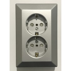 Розетка Duwi Standart Quadro 16 A / 250 Вт